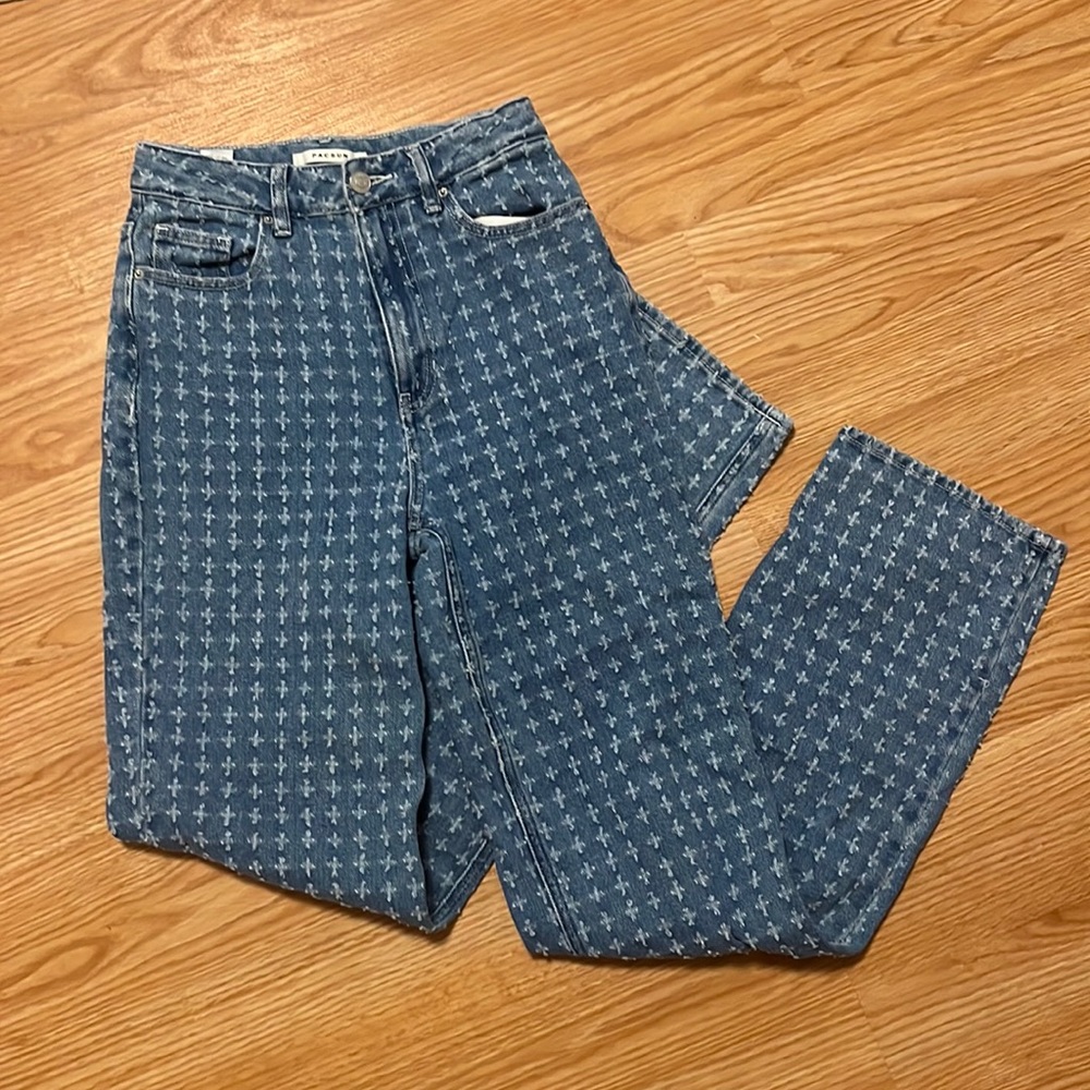 wide leg pac-sun jeans
